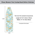thumbnail image 4 of HELLHERO Ironing Board Cover - Petite Floral Print Ironing Board Cover - Laundry Room Decor - Fits Standard Size 15"x 54", 4 of 4