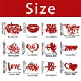 thumbnail image 3 of Valentine's Day Cupcake Toppers & Cake Decorations - Romantic Heart Love Flag Picks for Dessert Gifts Party Supplies (12-Pack), 3 of 5