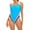 Sky Blue, variant on Women's Sleeveless One Piece Swimsuit, Sexy Backless Criss Cross Strap Monokini with Removable Bra Pads, Bathing Suit,Red 3XL