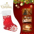 thumbnail image 5 of Ryvnso Christmas Stockings Christmas Snowflakes 17.7" Large Stocking Decoration 1 Pack, 5 of 7