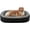 Black, variant on Orthopedic Dog Bed for Extra Large Dogs, Egg-Crate Memory Foam Pet Bed with Bolster Sides, Waterproof Lining, Removable Washable Cover & Non-Slip Bottom, Black