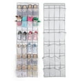 thumbnail image 4 of Over-the-Door 24-Pocket Shoe and Toy Organizer — White Hanging Storage Rack for Space Saving, 4 of 8