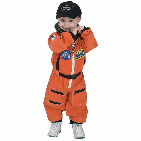 NASA Orange Jr. Astronaut Suit Toddler Halloween Costume, Size 12-18
