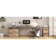 thumbnail image 4 of UBesGoo Farmhouse File Cabinet with 3-Drawer Wood Vertical File Storage Cabinet with Individual Lock and Rustic Metal Handles, Gray, 4 of 11