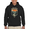 thumbnail image 3 of Pacific Northwest Ice Mountains Hoodie Men's -SelectDesign, 3 of 4