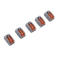 thumbnail image 1 of 20pcs 2 Way Reusable Spring Lever Terminal Block Electric Cable Connector Wire, 1 of 5