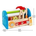 thumbnail image 3 of Juego de herramientas Hape Fix It de madera, 14 piezas, para niños mayores de 3 años, 3 of 7