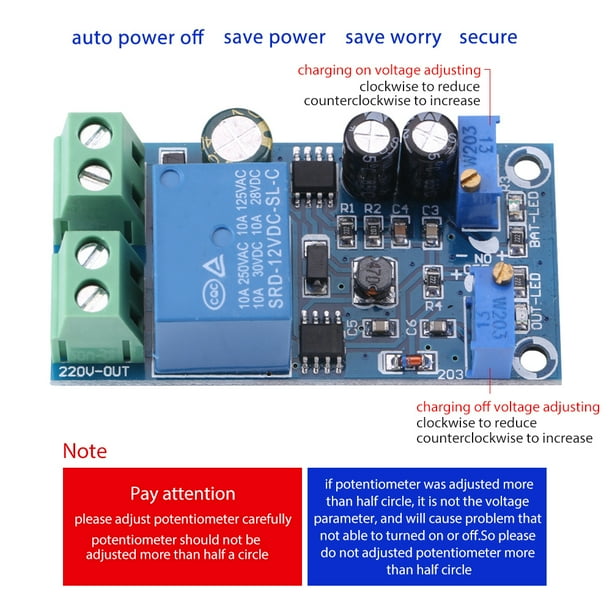 Akozon Charging Module, Automatic Battery Charging Controller ...