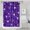 Halloween Purple Spider-2, variant on Halloween Purple Spider Web Pattern Shower Curtain 36"x72" ,Bathroom Decorative Shower Curtains Set with 12 Hooks,Modern Waterproof Washable Shower Curtain