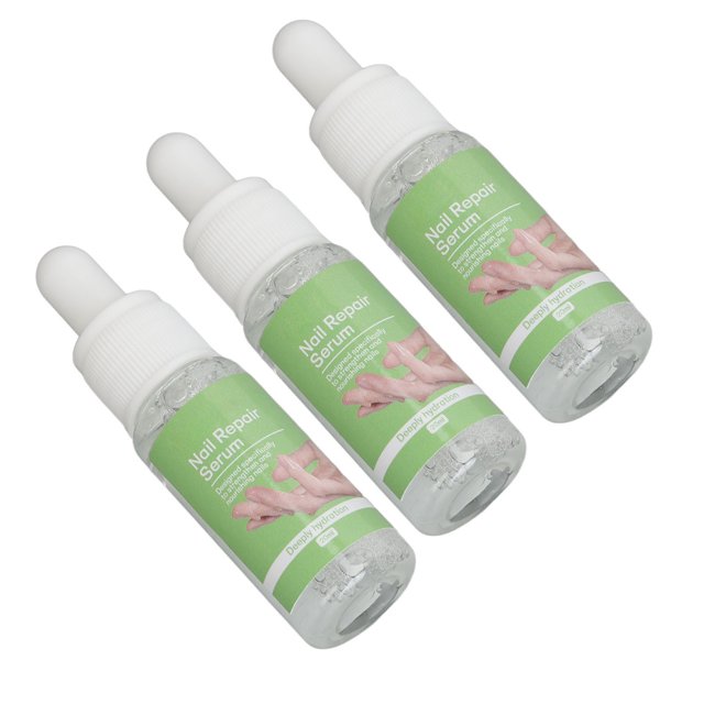 Suero reparador de Uñas ANGGREK 3 Piezas 20 Ml Fortalecedor Brillante