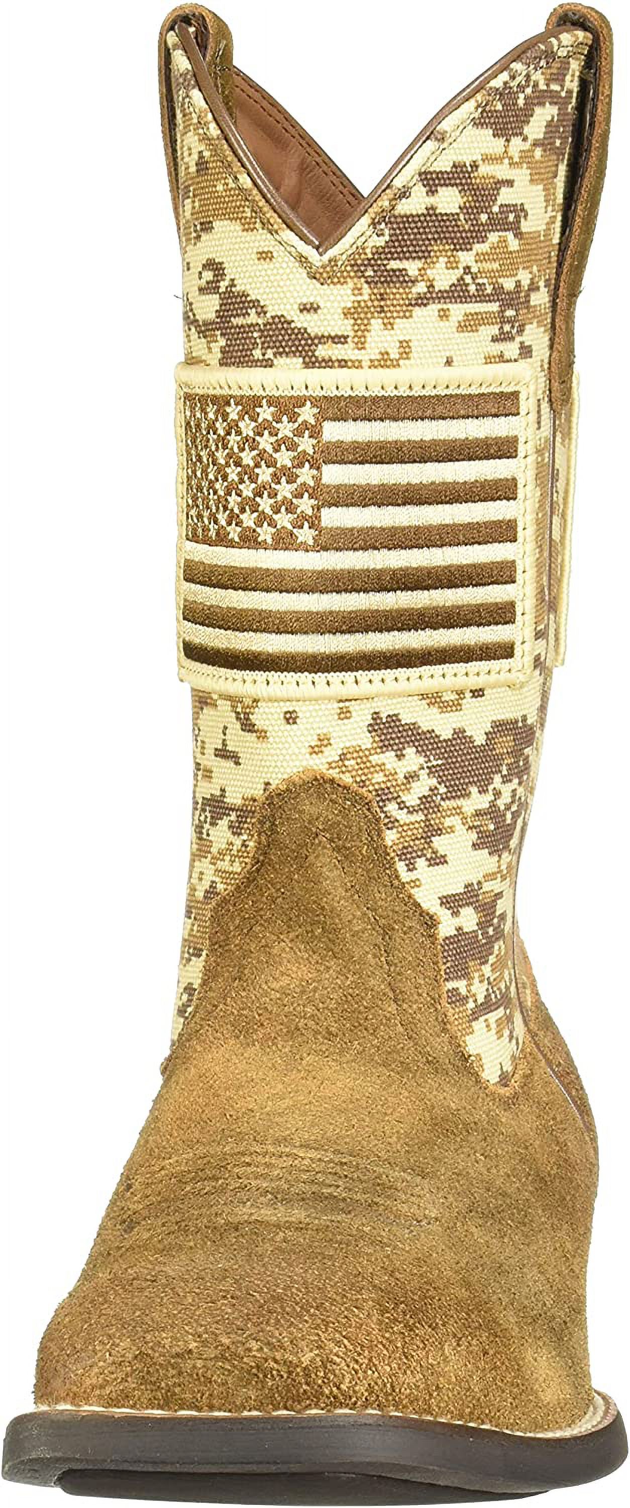ARIAT Sport Patriot Western Boot Mens 8 EE Antique Mocha Suede Sand Camo Print Ariat Youth Patriot Leather Western Boots – Boot Country main image 2