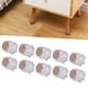 thumbnail image 3 of Pata 10 Uds. Protector De Suelo Para Patas De Silla, Cubierta Para Patas De Mesa De Oficina, Cubierta Antideslizante Para Patas De Muebles De Fieltro De Goma, 3 of 7