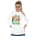 thumbnail image 3 of Olive Oyl St Paddys Day Lucky Cutie Women's Long Sleeve T Shirt Brisco Brands M, 3 of 6