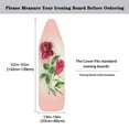 thumbnail image 5 of HELLHERO Extra Thick Ironing Board Cover and Pad, 15x54 Ironing Board Cover, Resist Scorching and Staining, Elastic Edges, Rose, 5 of 5