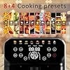 Air Fryer, 6.2QT Air Fryer Oven with LED Digital Touchscreen, 12 Preset Cooking Functions Air fryers, Bake, Reheat, Keep Warm, Nonstick and Dishwasher-Safe Basket, Stainless Steel/Black