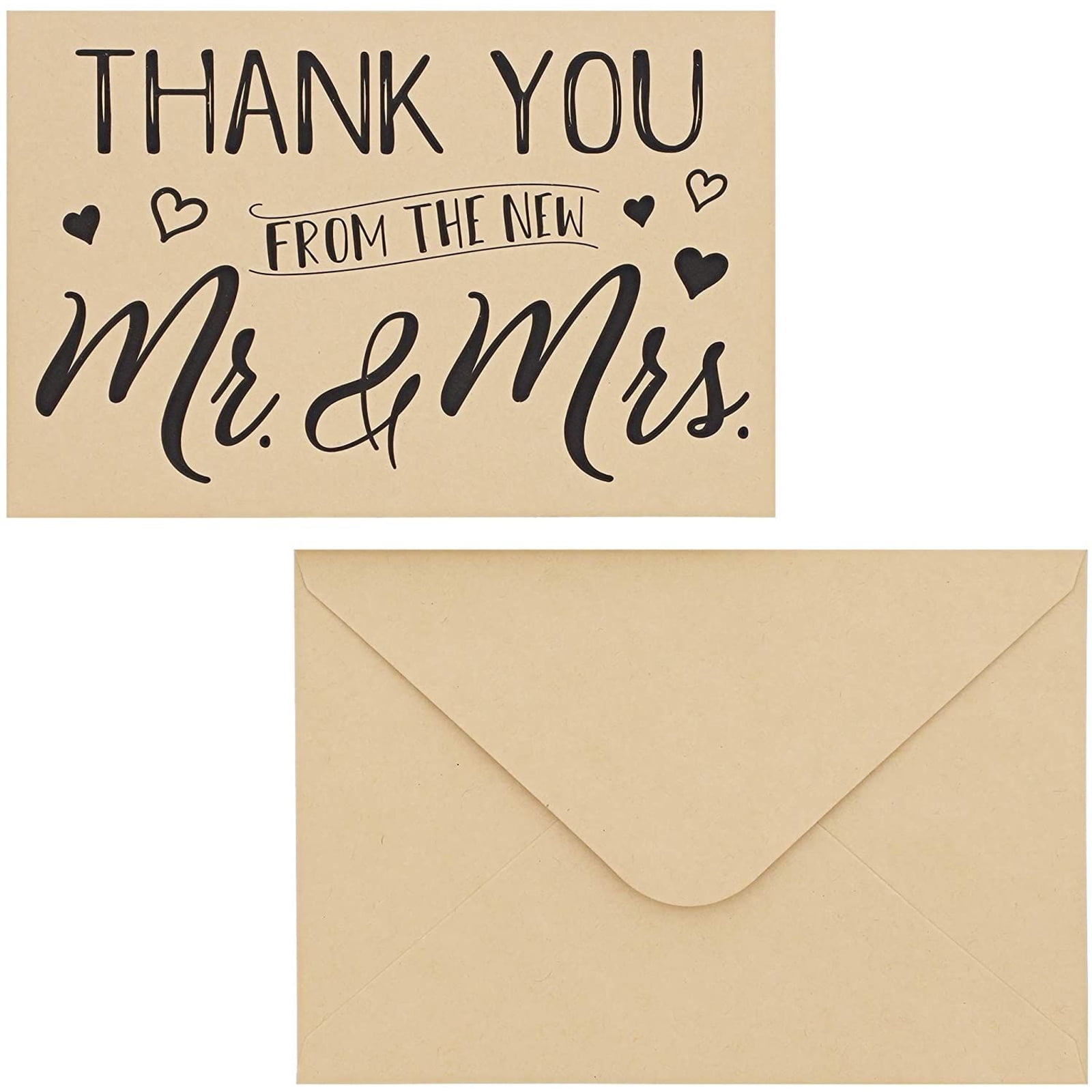 Thank You Notes With Envelopes Set 120 Pack Wedding Thank You Cards Bulk 4"x6" 