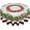 Red Green White-holly, variant on Christmas Round Tablecloth 60 Inch Red White Green Winter Xmas Floral Holly Flower Leaf Print Decorative Table Cloth Farmhouse for Holiday Seasonal Parties Dining Table Living Room Kitchen Decor