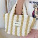 thumbnail image 1 of Bolso Hobo de moda para mujer Choque de colores Nube Burbuja Bolso de mano casual Fruncido Suave, 1 of 6