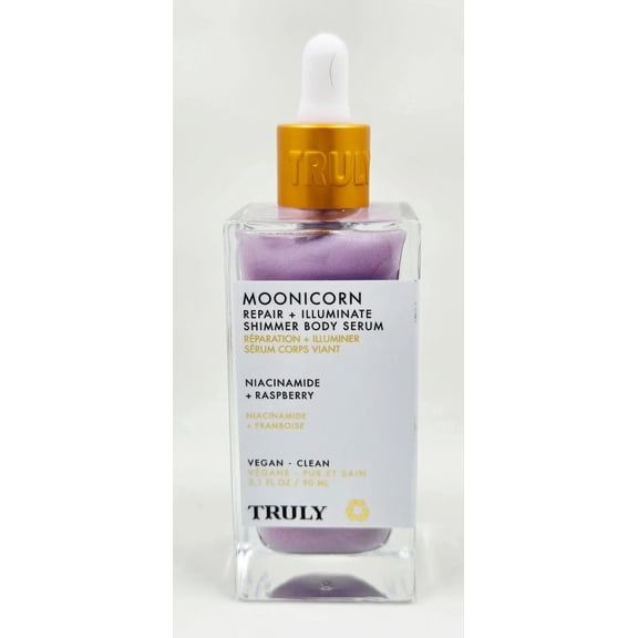 Truly Moonicorn Repair Illuminate Shimmer Body Serum with Niacinamide & Raspberry, 3.1 fl oz