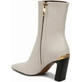thumbnail image 3 of Franco Sarto Women's Briar Dress Ankle Bootie Chalk White Leather 7.5M, 3 of 5