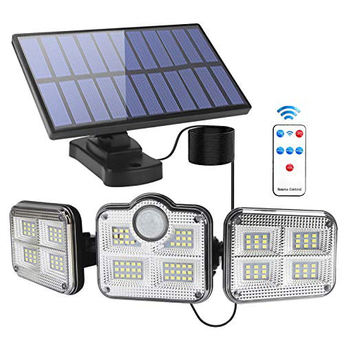 Nacinic Solar Light Outdoor Motion Sensor,40 LED 270°Wide Angle Wireless Wall 3 