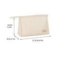 thumbnail image 2 of Fiudx Bonita Bolsa de Maquillaje, Organizador Portátil de Artículos de Tocador, Elegante Bolsa de Cosméticos con Forma de Pastel, Diseño de Fácil Acceso para Acceder Rápidamente a Tus Artículos, Perf, 2 of 2