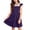 Dark Blue#01, variant on Jinhomg Summer Dress for Girls Flutter Sleeve Front Mesh A-Line Dresses Round Neck Ruffle Casual Holiday Swing Midi Sundress 5-13 Years Blue