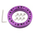 thumbnail image 2 of funtasica Car Steering Wheel Hub Adapter Spacer W/ 6 Screws Conversion Spacer Racing Car ,, 2 of 6
