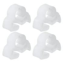 Uxcell 4 Pcs Plastic Hose Clamps, 1/4 Inch Heavy Duty Speedy Double Snap Grip Ratcheting Adjustable Clamp