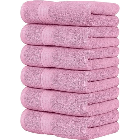 

Utopia Towels 6 Pack Premium Large Hand Towels 600 GSM Cotton 16 X 28 Inches