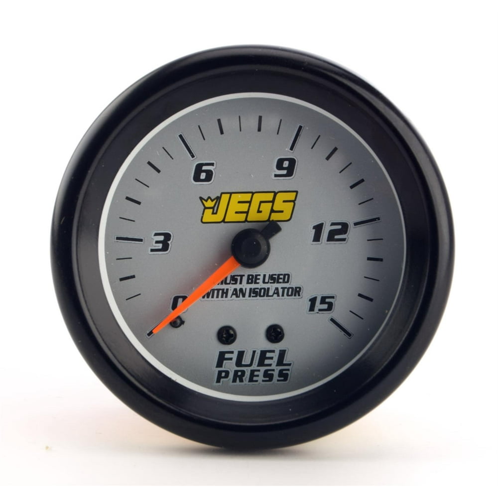 JEGS 41225 25/8" Mechanical Fuel Pressure Gauge
