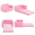 thumbnail image 3 of Dream On Me Nestle Kids Sofa – Single-Seat Toddler Sofa with Soft Fabric, Pink, 3 of 14