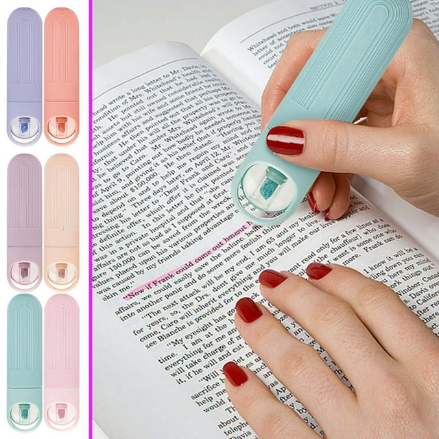 Students Highlighters 6Ml Soft Tipped Eye Protecting Markers For Key Points In Class 6Pcs Assorted Colors Multicolor Free Size Plastic Pens multicolour