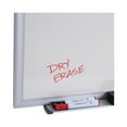 Universal Melamine Dry Erase Board, 96" x 48", Satin-Finished Aluminum