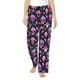 thumbnail image 1 of Balery cartoon Skull rainbow space Pantalones de pijama para mujer, pijamas ultraligeros, pantalones de estar por casa-3X-Large, 1 of 6