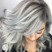 Keracolor Semi Permanent Hair Dye 3 in 1 Clenditioner, Silver, 33.8 fl oz