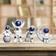 thumbnail image 4 of 4 piezas de estatua de astronauta, figura decorativa, estantería, figura de astronauta Blanco azul, 4 of 8