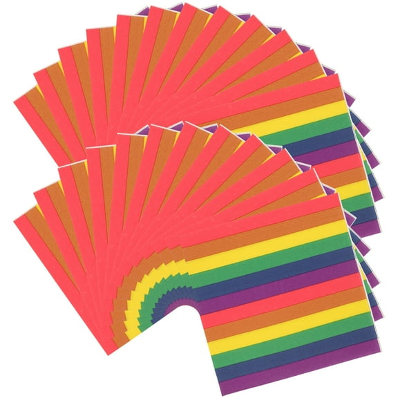 SOPOTUTU Assorted Color Lunch Napkins Set of 4 Patterned Paper Napkins for Parties and Everyday Use