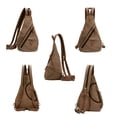 thumbnail image 4 of Mochila bandolera pequeña de lona tipo bandolera Sling Bag KL928, impermeable, 4 of 4
