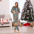 thumbnail image 7 of FORMRS Onesies Pajama for Adults Unisex Hoodie Winter Jumpsuit One Piece Sleepwear, Sizes S-2XL, Abstract Water Lilies Pattern, 7 of 7