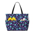 thumbnail image 1 of Easygdp Skull daisy Gradient Bolsa de Viaje de Playa de Gran Capacidad, Bolsa Tote Perfecta para la Playa, Escapadas de Fin de Semana y Viajes, 1 of 7