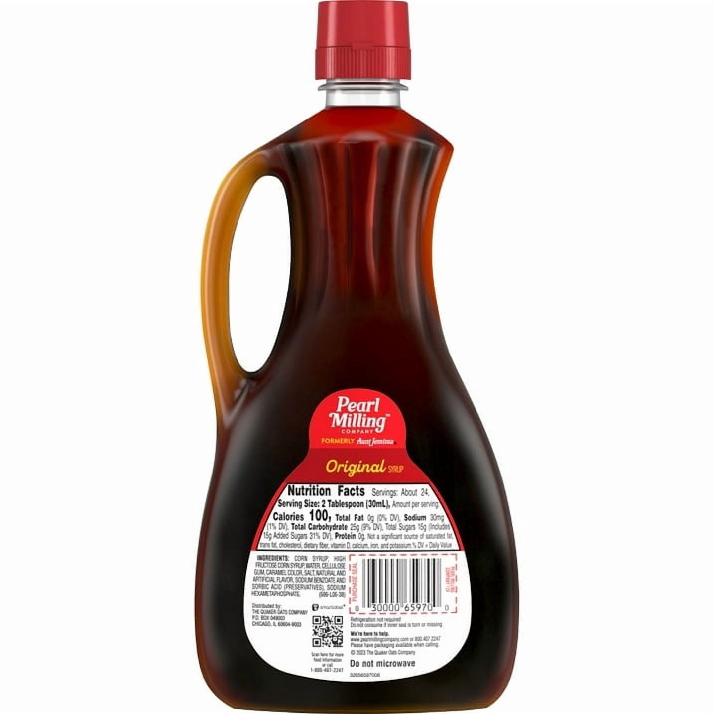 Pearl Milling Company Original Syrup, 24 oz Bottle, Pack of 4