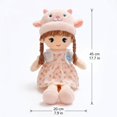 thumbnail image 3 of Girl Toys 18 Inch Blue Lamb Stuffed Animal Plush Student Doll with Dress Up Single Pack, 3 of 9