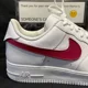 thumbnail image 4 of Ni&ke Air Force 1 Low White (Raspberry Custom Painted Swoosh) SC-#63W, 4 of 6