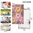 thumbnail image 6 of Yayeee 100% Cotton Hand Towels for Bathroom 16" x 28" Kitchen Towel, Cute Doughnuts Pattern, 6 of 7