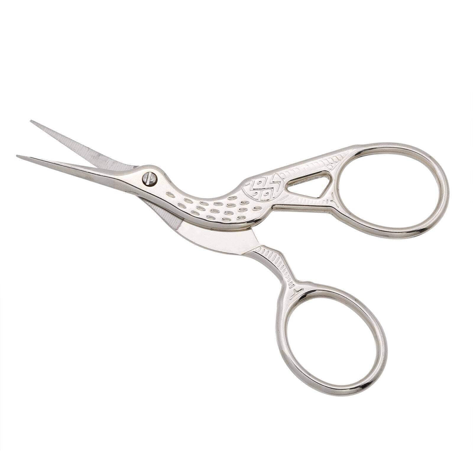 1928 Jewelry Embroidery Crane Bird Scissors
