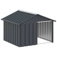 thumbnail image 1 of vidaXL Dog House Anthracite 116.5x103x81.5 cm Galvanised Steel, 1 of 6