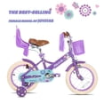 thumbnail image 4 of JOYSTAR Little Daisy 14 Inch Kids Bike for Girls Boys Ages 3 4 5 Years, Girls Bikes with Doll Bike Seat & Streamers Toddler Bikes , Purple, 4 of 7