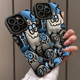 thumbnail image 4 of Blue Funny Devil Cool Mobile Phone Case for iPhone - Dirt-Resistant, Shockproof, Stylish Design, Compatible with 15/15Plus/15Pro/15ProMax, 14/14Plus/14Pro/14ProMax, 13/13Pro/13ProMax, 12/12Pro/12ProMa, 4 of 5