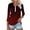 Red womens christmas tops clearance under 5$, variant on Xqxayjr Women's Quarter Zip Sweatshirt Tops Casual Graphic 3/4 Sleeve Ombre Gradient Collared Fall Sweaters Tops Comfy Round Neck Shirts Plus Size Outfits